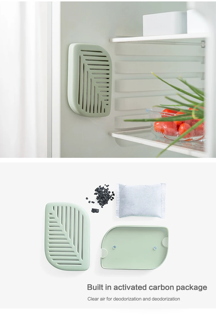 Leaf Shape Refrigerator Deodorant Fridge Odor Eliminator Air Freshener