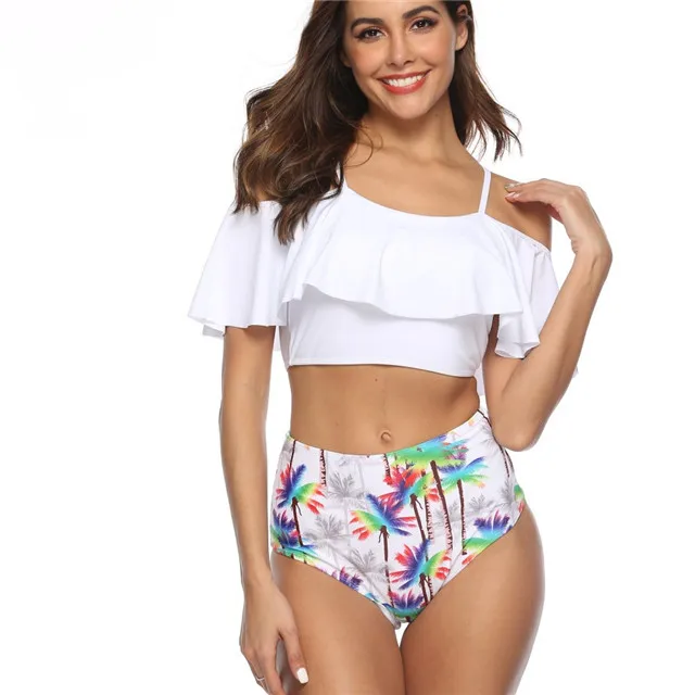 

New One-shoulder Split Swimsuit Sexy Bikini, Picture color