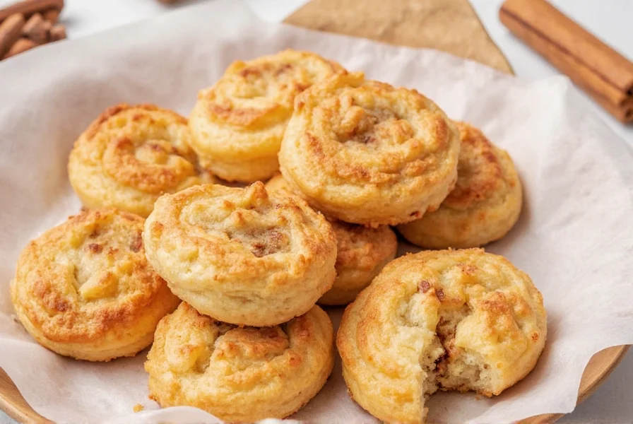 Cinnamon Sweet Crepinettes Arranged on Platter