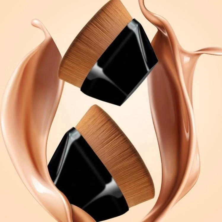 

Design New Arrival Makeup Brush With Storage Box Portable Petal-Shaped Non-Marking Foundation, Pics
