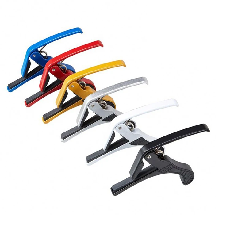 

Wholesale Aluminum Strong Grip Capo Guitar Acoustic Classical Music Enlightenment Adjustable Flexible Capo For Guitar