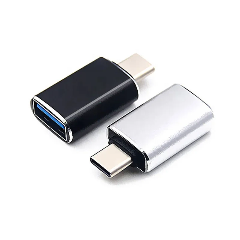 

cantell gift Aluminum alloy OEM logo USB 3.0 Type C Cable otg Adapter Connector USB C male to usb female OTG adapter