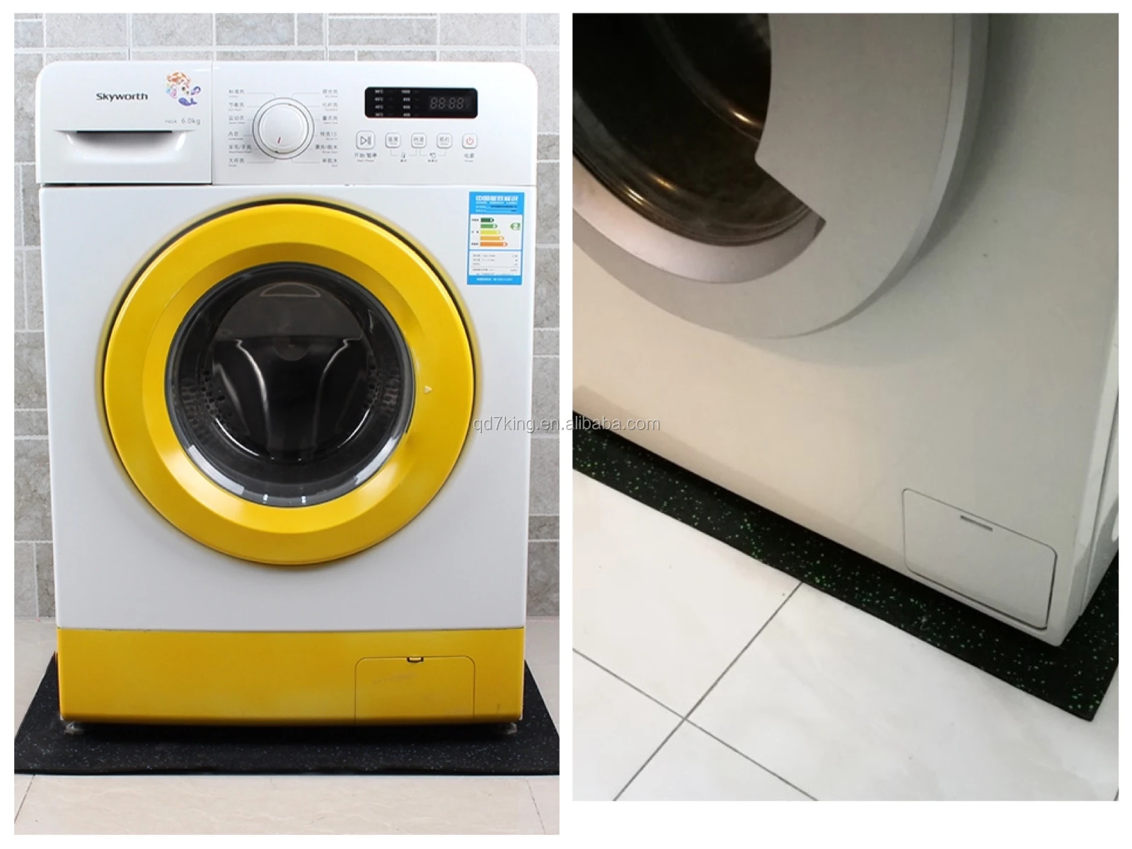 Factory Price Colorful Antivibration Nonslip Rubber Washing Machine Mat/pad Buy Anti