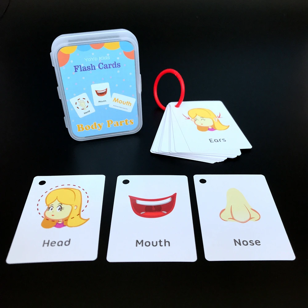 

Children First Words Slide And Learn Memory Alphabet Flash Cards