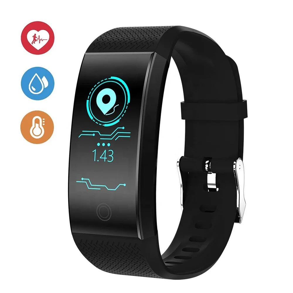 

QW18 Ip68 Fitness Watch Smart Sports Band Bracelet With Blood Pressure