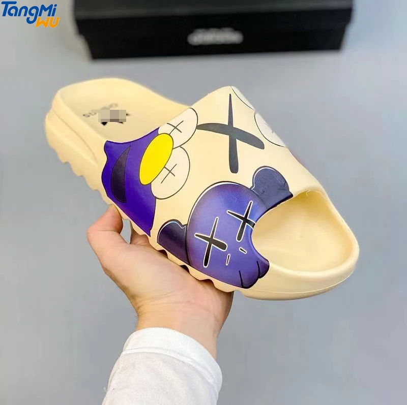 

TMW 2020 Wholesale Logo Custom Mens Slides Footwear Fashion Summer Plain Yeeze Yezzy Yeezy slides