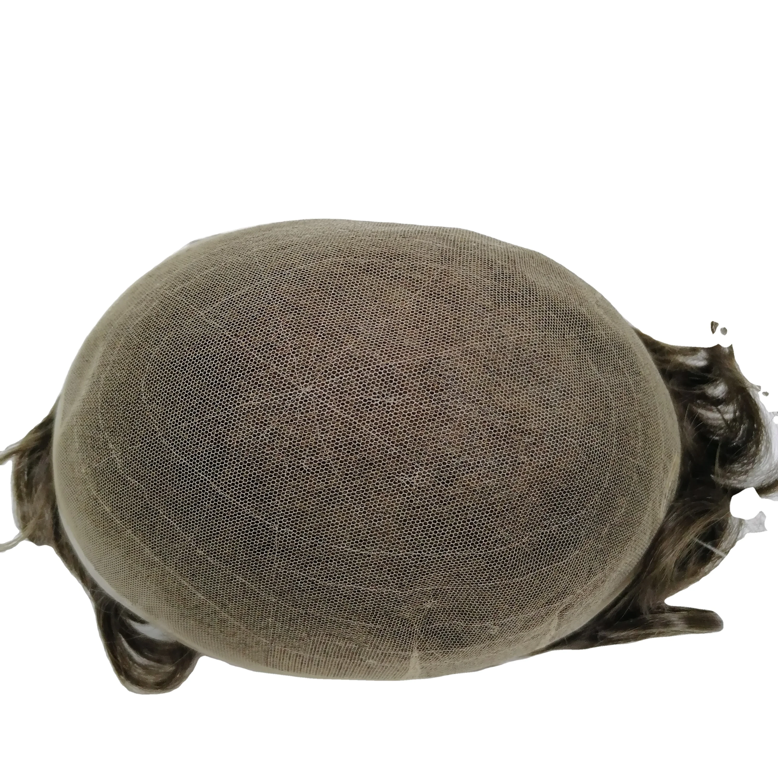 

In stock Hair piece full swiss /french lace men human hair toupee