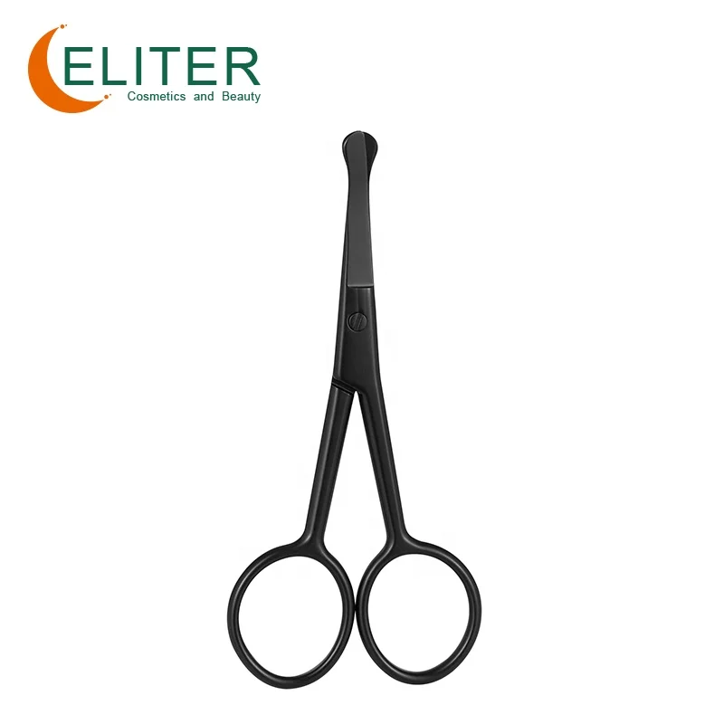 

Amazon Hot Sell In Stock Black Curved Straight Blade Stainless Steel Scissors Russian Manicure Scissors Shipping Set Scissors