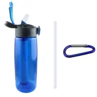 

Wholesale Custom Tritan Alkaline Filter Water Bottle with Straw for Sporting