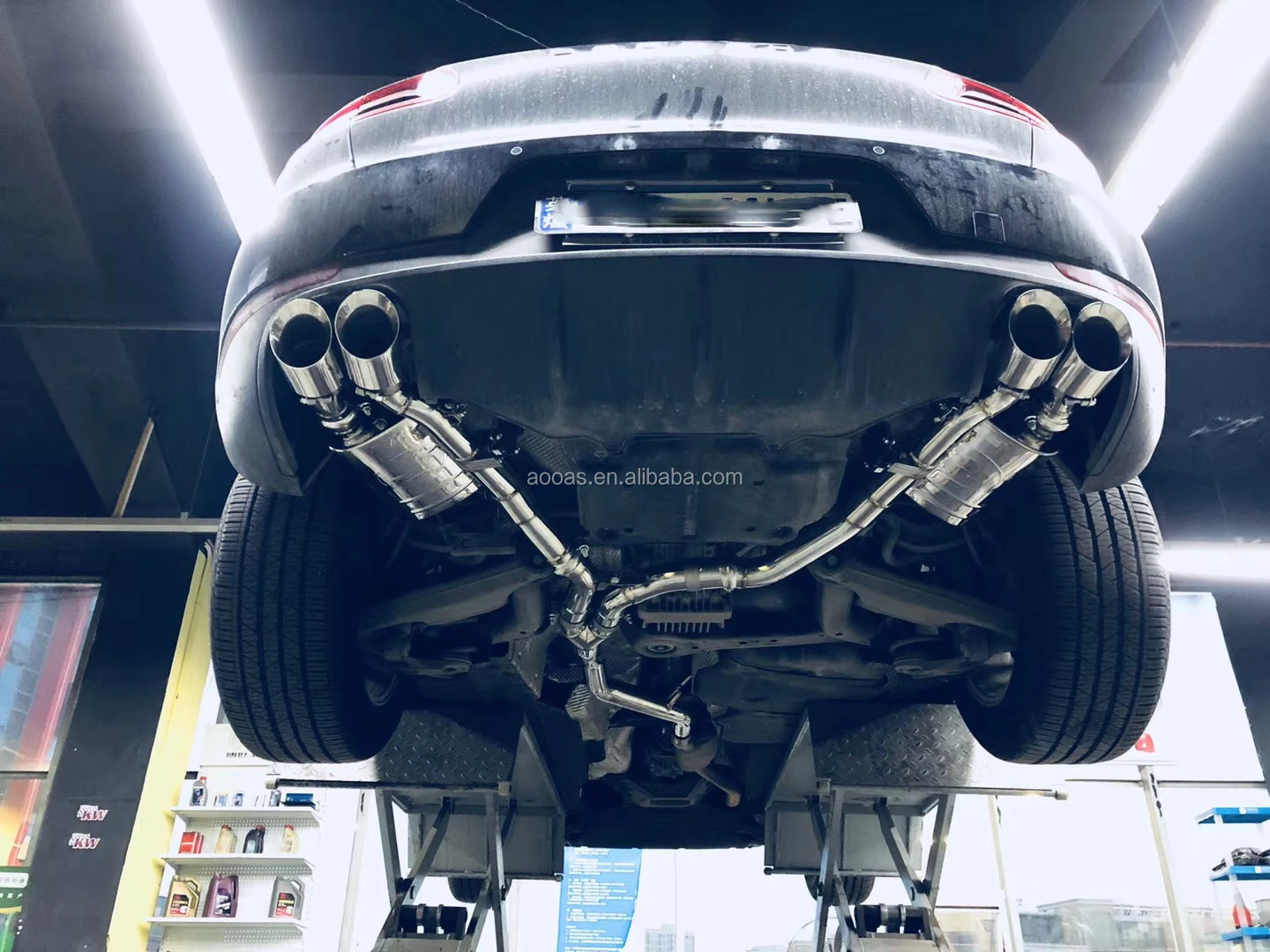 Non Resonator Electric Valvetronic Exhaust Systems For Porsche Macan 2.0t Buy Electric Exhaust