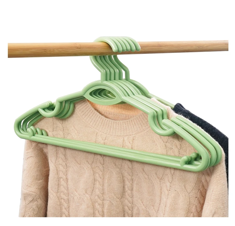 

High Quality Hotel Household Garment Stand Racks Coat Hanger In Bulk For Kids, Grey,green