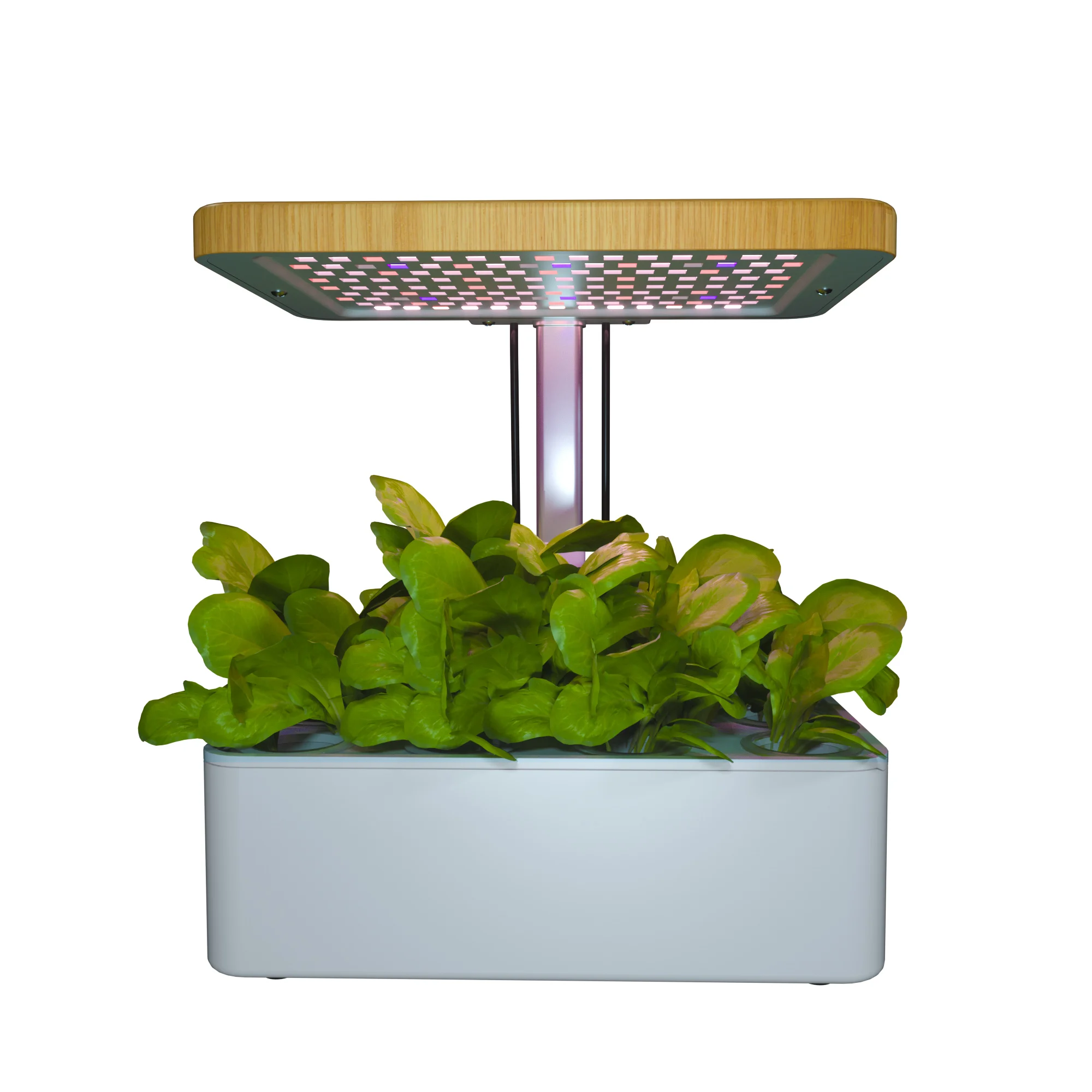 

Height Adjustable Indoor Intelligent Garden Starter Kit LED Grow Light Hydroponics Growing System Smart Garden With 12 slots, White