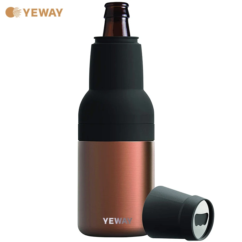 

Wholesale 12oz Can Cooler Stainless Steel Double Wall 18/8 Vacuum Stainless Steel Insulated Slim Beer 3 in 1 Can Cooler Sublimat, Customized color
