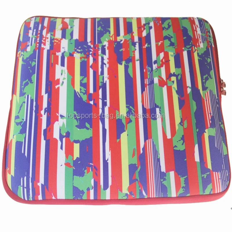 

Shockproof Zipper Stripe Neoprene Laptop Case Cover Sleeve, Muticolor or custom