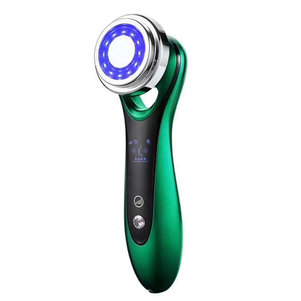 

Care Negative Vibrating Sonic Handled Electric Anti Aging Galvanic Ion Beauty Facial Massager