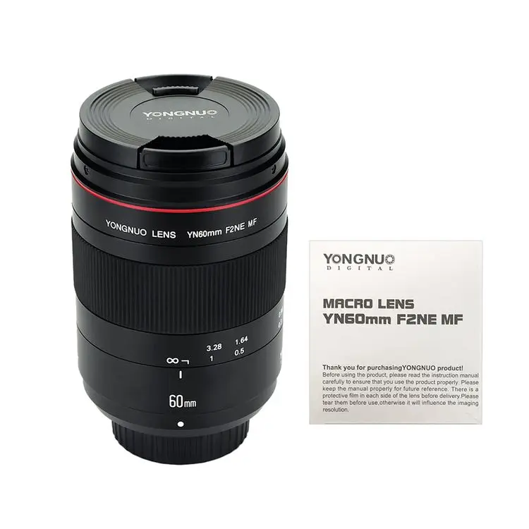 

YONGNUO YN60mm F2 MF Macro camera Lens 60mm for Canon EOS 70D 5DMK II 5DIII 600D 700D DSLR Nikon F2NE