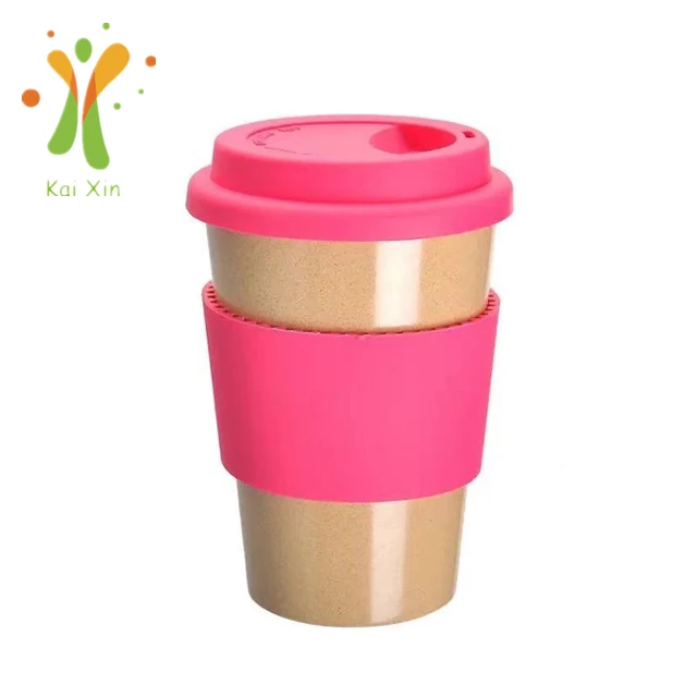 

Portable Products Natural Material Rice Husk Travel Coffee Drinking Cups Reusable