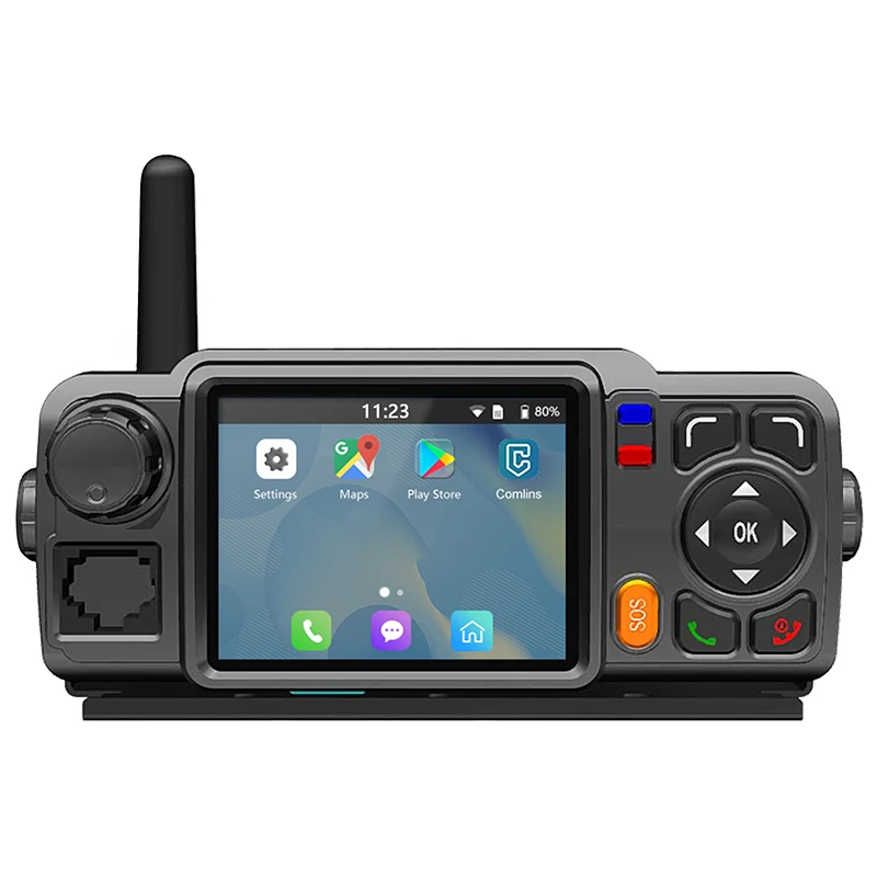 

New Arrival TD-M6 plus WiFi BT 4g/3g/2g mobile poc car android Long range walkie talkie, Black