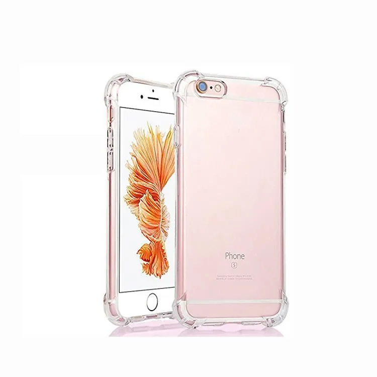 

for iPhone 7PLUS 8PLUS hot sales covers case transparent anti shock cell phone accessories for wholesales