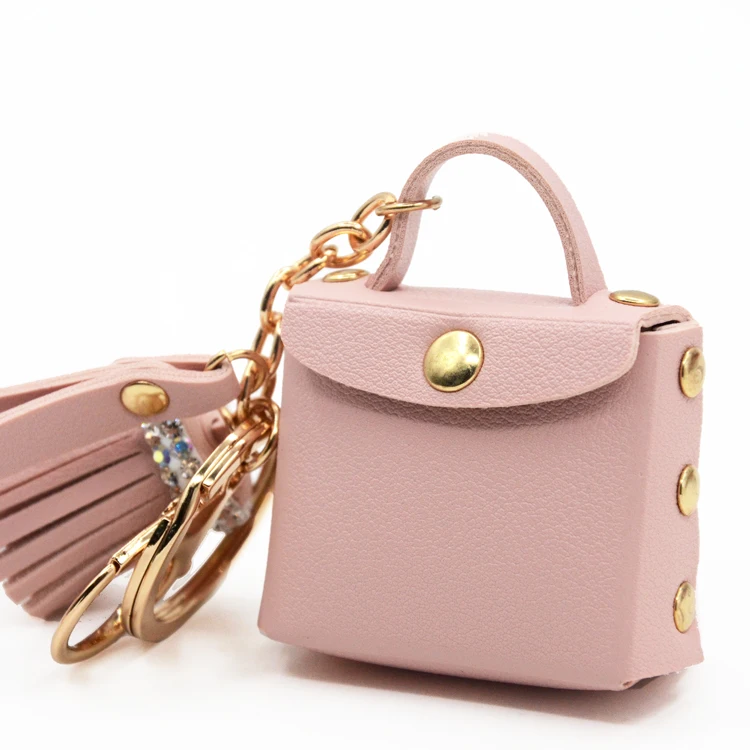 

customized key-chain coin purse with tassel, Customized color