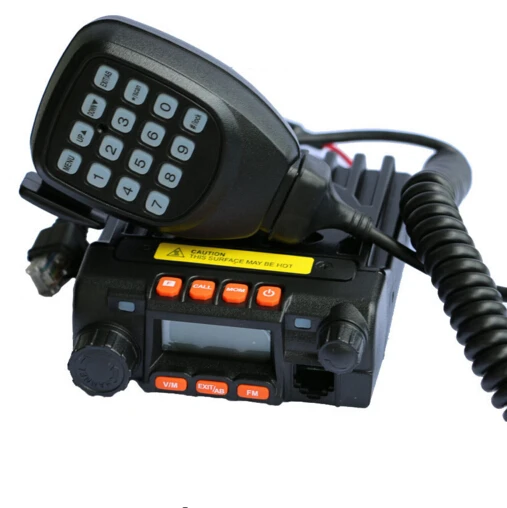 Cheap price 25W Mini two way radio car radio station 30km long range walkie talkie portable Vehicle radio with Base station, Black