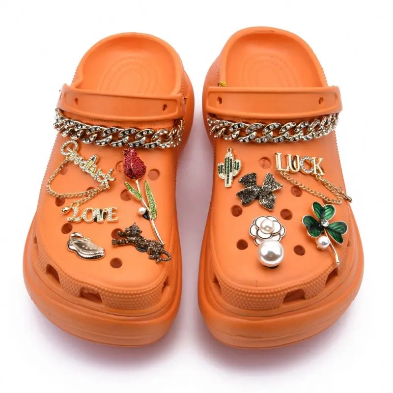 

High Quality Designer Metal shoe charm Custom Clog Charms for Shoe Decoration X-mas Party Gift