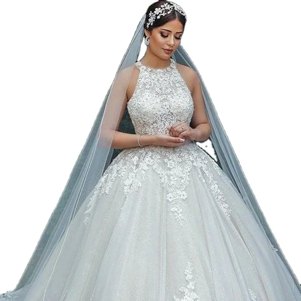 

Lace Vestido De Novia Modest Custom Wedding Dresses