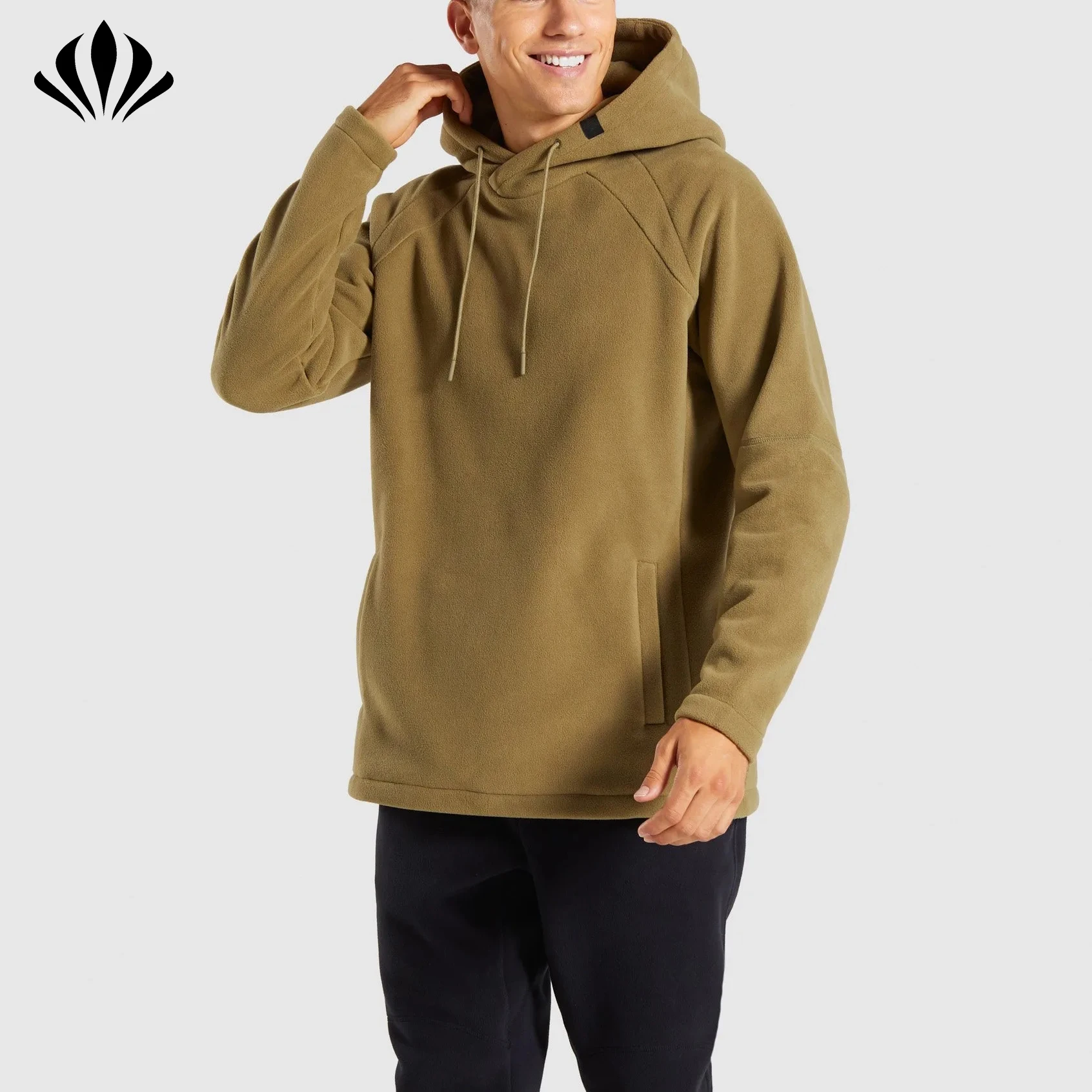 thick fleece hoodie