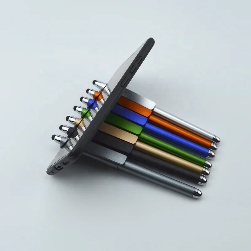 
Promotional Multi Function Mobile Phone Stand Touch Pen with Screen stylus 