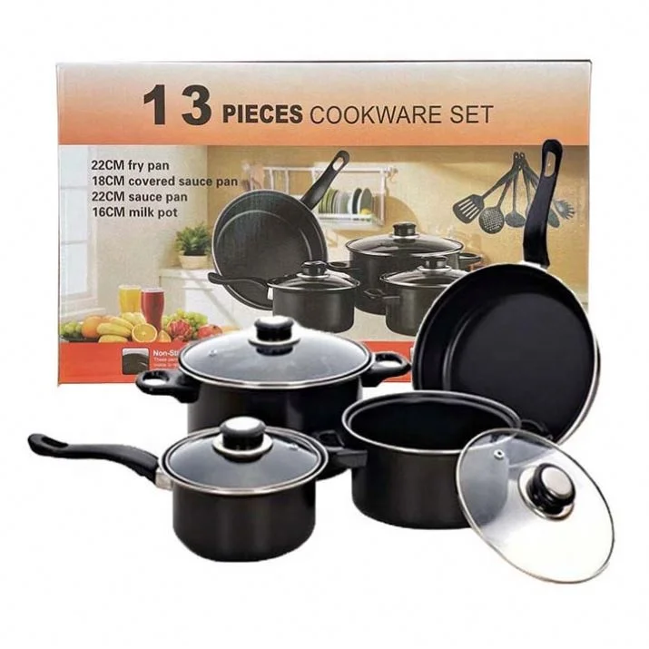 

Plastic Granite Dessini Cookware Set With Low Price, Customized color