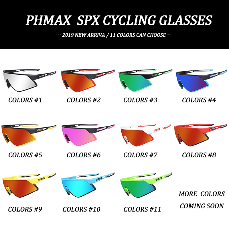 
PHMAX Women Ultralight Polarized Cycling Sunglasses 11 Color Outdoor Sports Sun Glasses Bicycle Glasses Bike Goggles Eyewear 