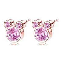 

925 Sterling Silver Mouse Stud Earrings for Girls