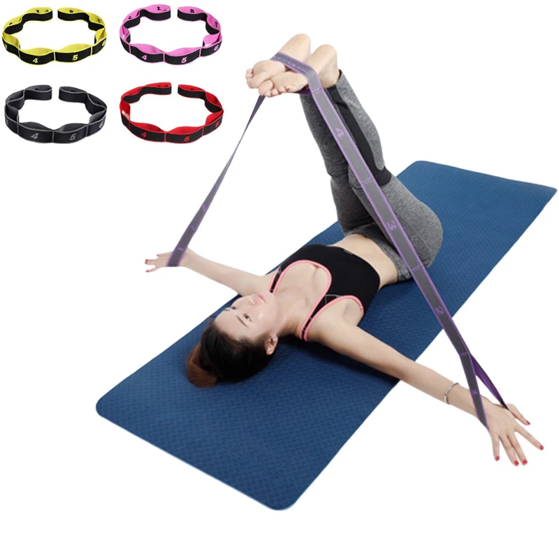 

Women Stretch Strap Adults Latin Dance Exercise Gym Rope Figure Waist Leg Resistance Fitness Bands Yoga Belt