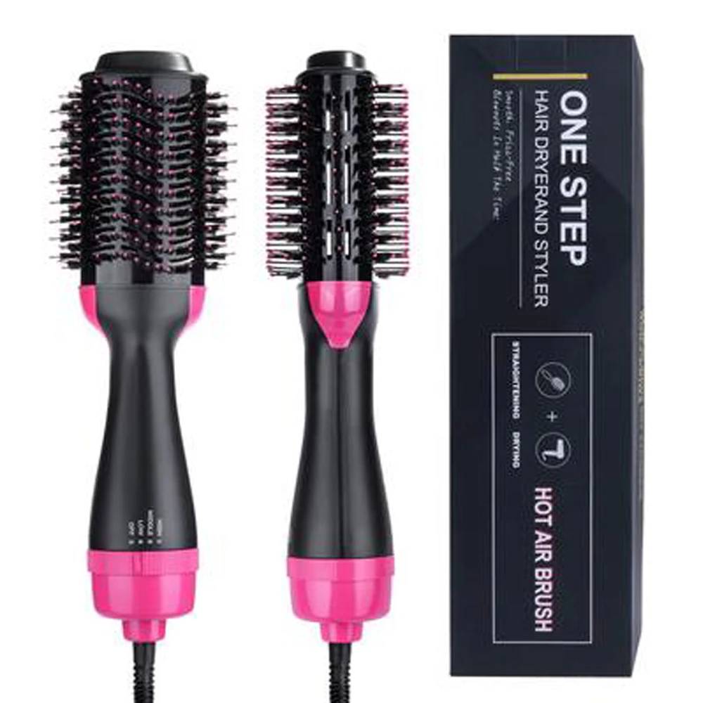 

Hair Curler Automatic Curling Iron Multi Function 2 In 1 Hair Style Straightener Combs Hot Comb Electric Hair Brush