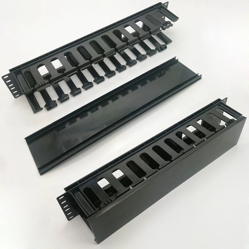 Horizontal 2u Server Rack Cable Management Finger Duct Cover 19
