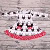 Wholesale Price Baby Girl Clothes Bulk Casual Girls Party Dresses Mickey Children Boutique Dress Clothing