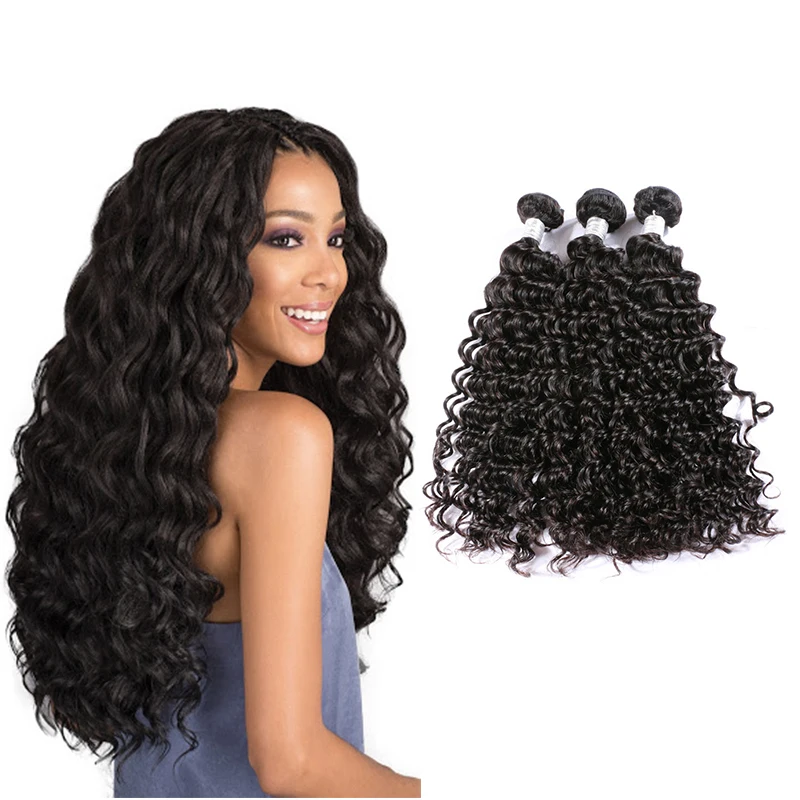 

10A grade o fly hair bundles Raw Cuticle Aligned Deep Wave Hair Large Stock 100% Human Hair from one girl donor