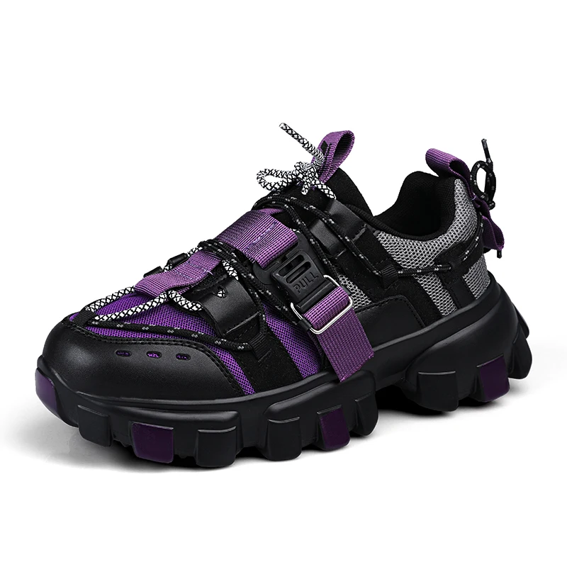 

2020 Sneakers Casual Shoes High Quality PURPLE shoe MEN Light Breathable Trend Flat Shoe