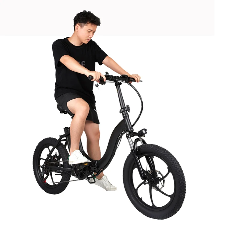 

2021 New European warehouse 36v 350w 10ah off road drop shipping 20inch Electric Bicycle Electric Bike, Black