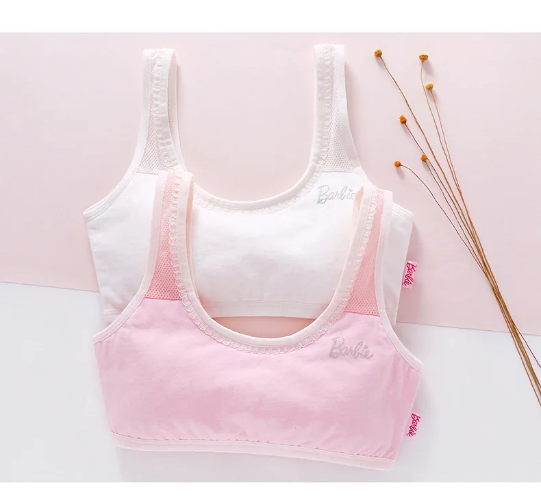 

Girls vest developmental 9-12 years old cotton little girl bras children kids bra