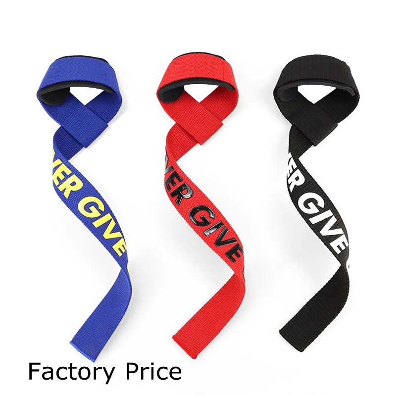 

Amazon hot sale Custom logo adjustable gymnastic fitness weight lifting gym weightlifting wrist strap, Black,red,blue or custom