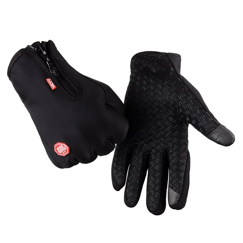 

Outdoor Sports Women Splash-proof Windproof Warm Accessories Riding Touch Screen Zipper Ski Men