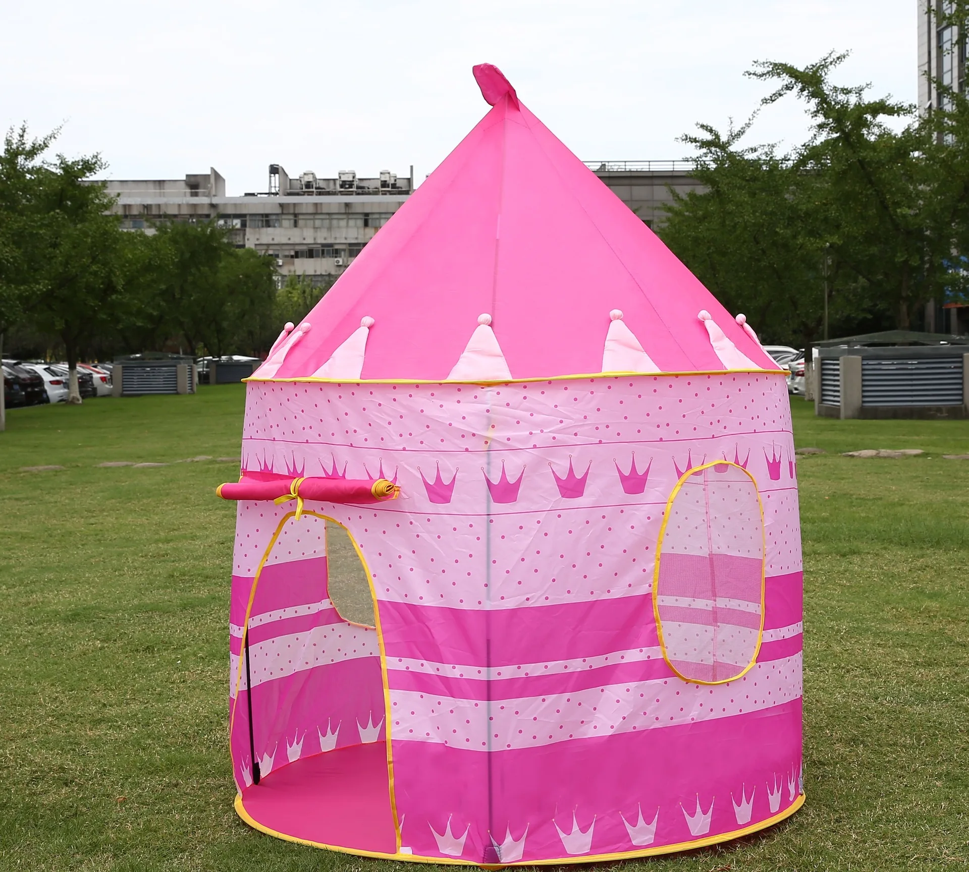 
Portable Foldable Princess Castle Tulle Children Kids Game Play Tent Creative Develop Outdoor Indoor Yurt Castle Playhouse Toy 