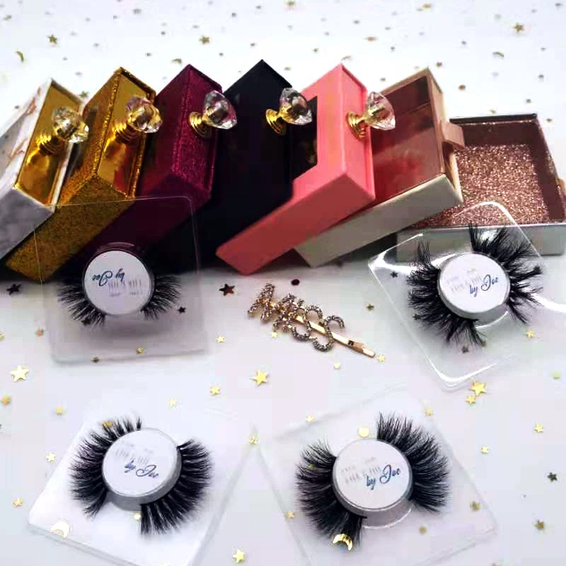 

Free Sample Wholesale Mink 3D Hair Eyelashes Custom Logo and Box 25MM Mink Lashes from Lash Vendor
