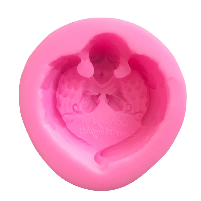 

Angel Love Wings Silicone Mold Angel Love Wings Prayer Cake Mold Aromatherapy Mold Silicone Fondant Baking Pastry Cake Tools