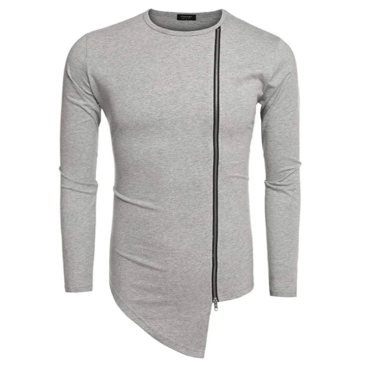 

Wholesale fitness running tops muscle fit long sleeve men gym tshirts 95 cotton 5 spandex t shirts