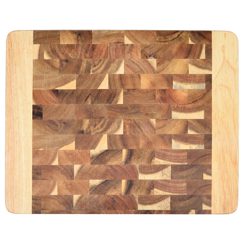 

Diyue Homewares DIY213268 Home Kitchen Steak Serving Utensils Vertical Splicing Wooden Chopping Block Acacia Wood Cutting Board