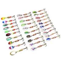 

11/31 Pcs/ Set Mixed Colorful Paint Fish Bait Metal Fishing Lure Set Combo Spinner Fishing Lure Kit