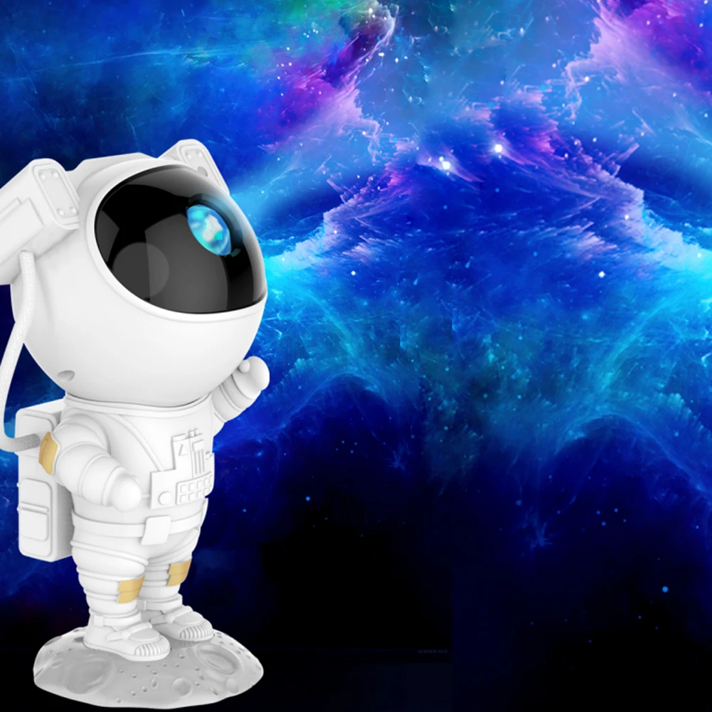 

Free shipping Galaxy Projector Lamp Starry Sky Night Light For Home Bedroom Room Decor Astronaut Decorative Luminaires