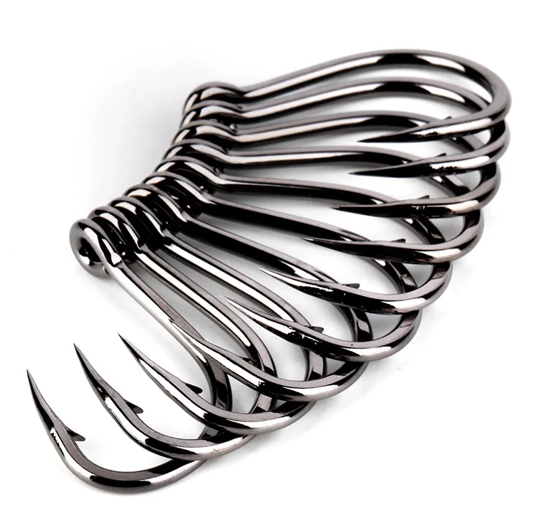 

10827NPB-BN Mustad 1/0-12/0 Herring Sturgeon Hook South Saltwater Hook Black Hook Villain Iron